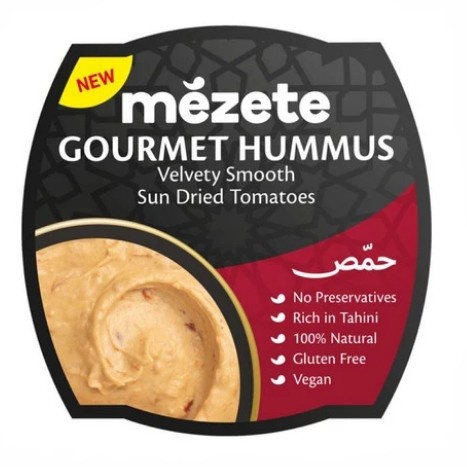 

Mezete Gourmet Hummus Sun Dried Tomatoes 215 Gr/Velvety Smooth Best Seller