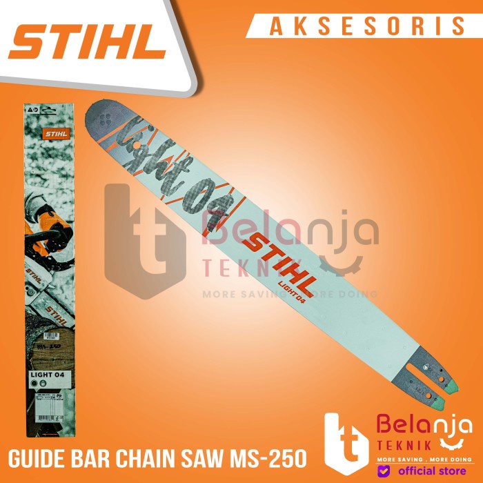 BelanjaQt- STIHL Guide Bar MS 250 MS250 20" Inch Bar Gergaji Potong Kayu Chainsaw
