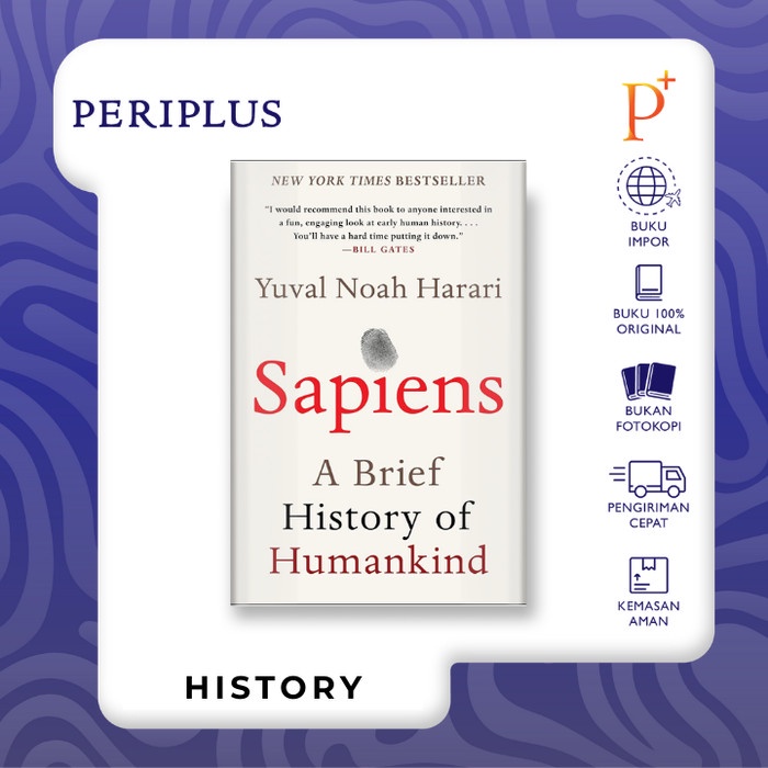 

TERBARU! buku - Sapiens /US - 9780062316110