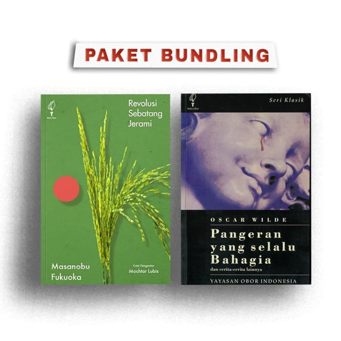 

TERLARIS! Paket Bundling Revolusi Sebatang Jerami & Pangeran Yang Selalu Bahagia