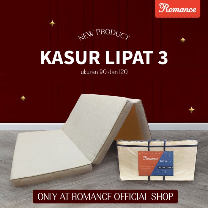 Kasur Lipat 3 Romance Grosir Uk. 120 X 190 X 8 Cm #Gratisongkir