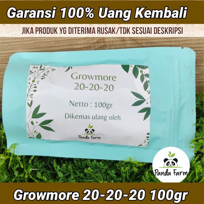 Growmore Repack 20-20-20 100gr pupuk seimbang