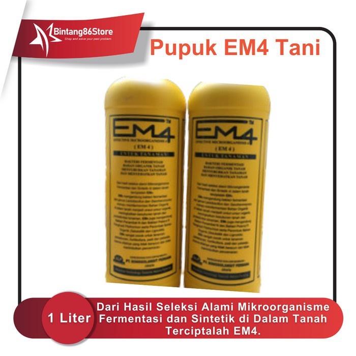 Pupuk EM4 tani @1 lt - Pupuk Cair Organik Pertanian