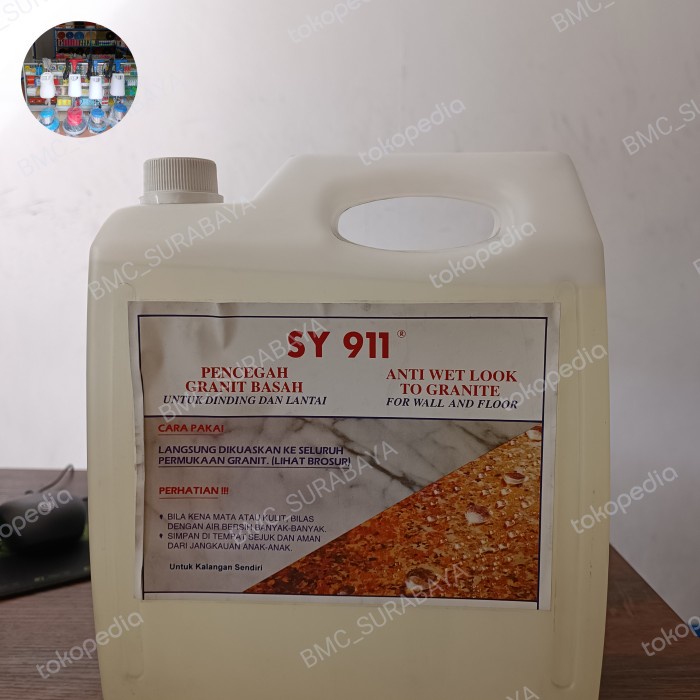 Coating / koting SY 911 pencegah granit basah 1 galon @5 liter