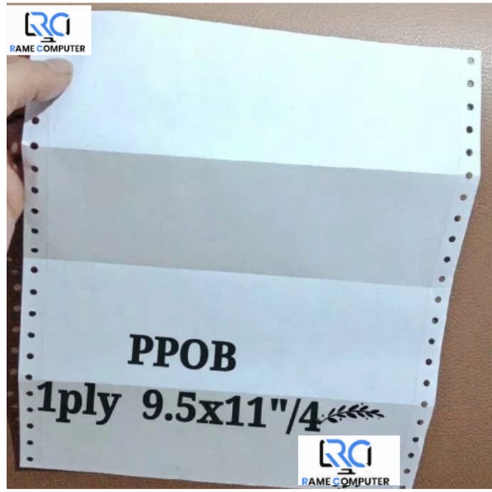 

Produk Terbaru Computer Form Kertas Komputer Continuous 1 Ply 9.5X11" : 4 Packing Aman