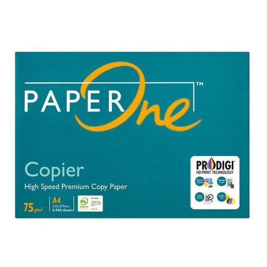 

Ready Stock Paperone Kertas A4 75Gr Copier 1 Rim (500 Lembar) Kertas Hvs Packing Aman