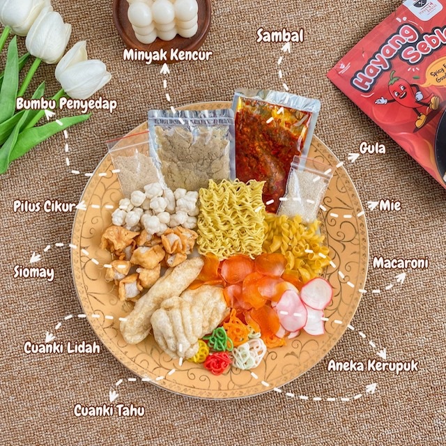 

Paket 3pcs Hayang Seblak Instan Original Pedas Gurih Alami Sambel Asli (bukan bubuk) Organik Premium