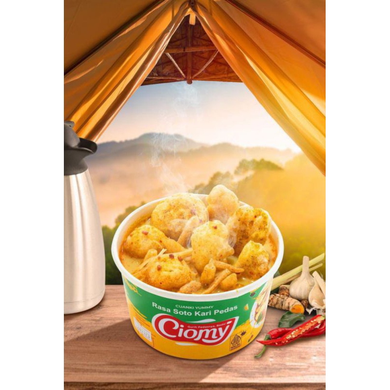 

Ciomy Cuanki Instant Cup Besar Berat 75 gram khas Garut