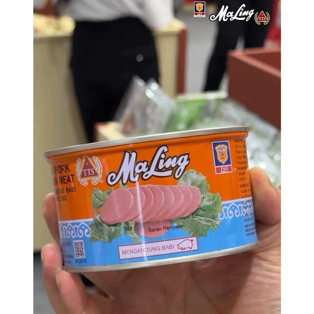 

[ORIGINAL] Maling TTS Ham Babi 397 Gr Luncheon Pork Meat Daging Canned Expired Panjang 2027