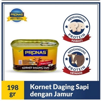 

SALE KORNET DAGING SAPI PRONAS 198 GR/ PRONAS CORNED BEEF ORIGINAL