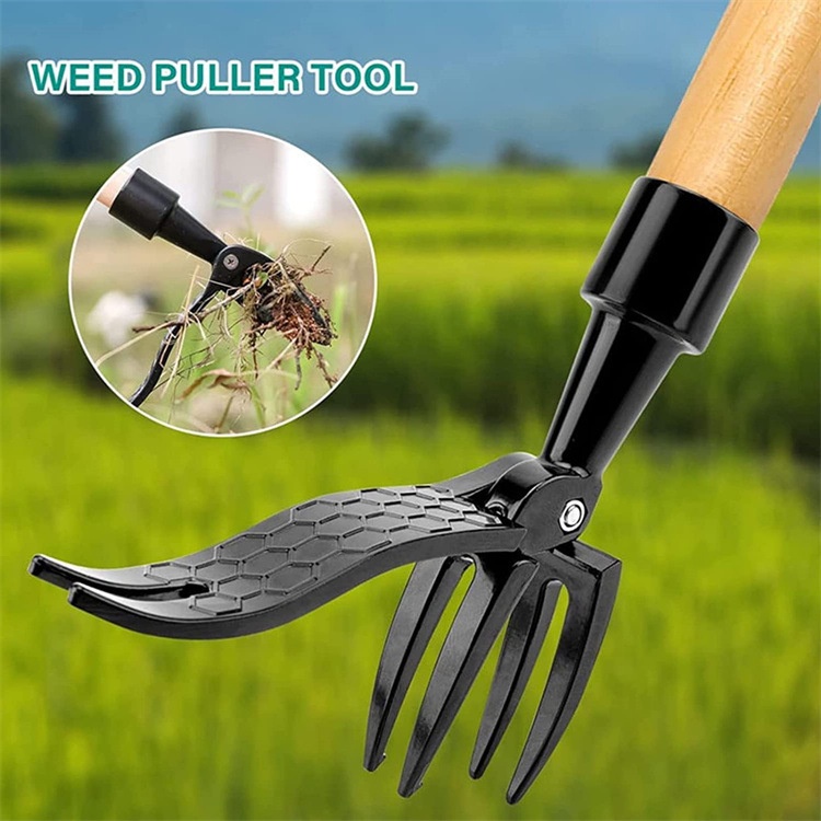 Portable standing weeder, manual weeding/pulling/rooting/garden hand tools, single weeder without po