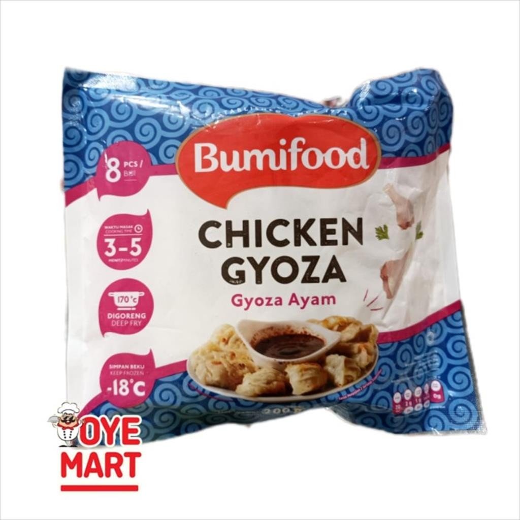 

BUMIFOOD CHICKEN GYOZA 200GR BUMIFOOD