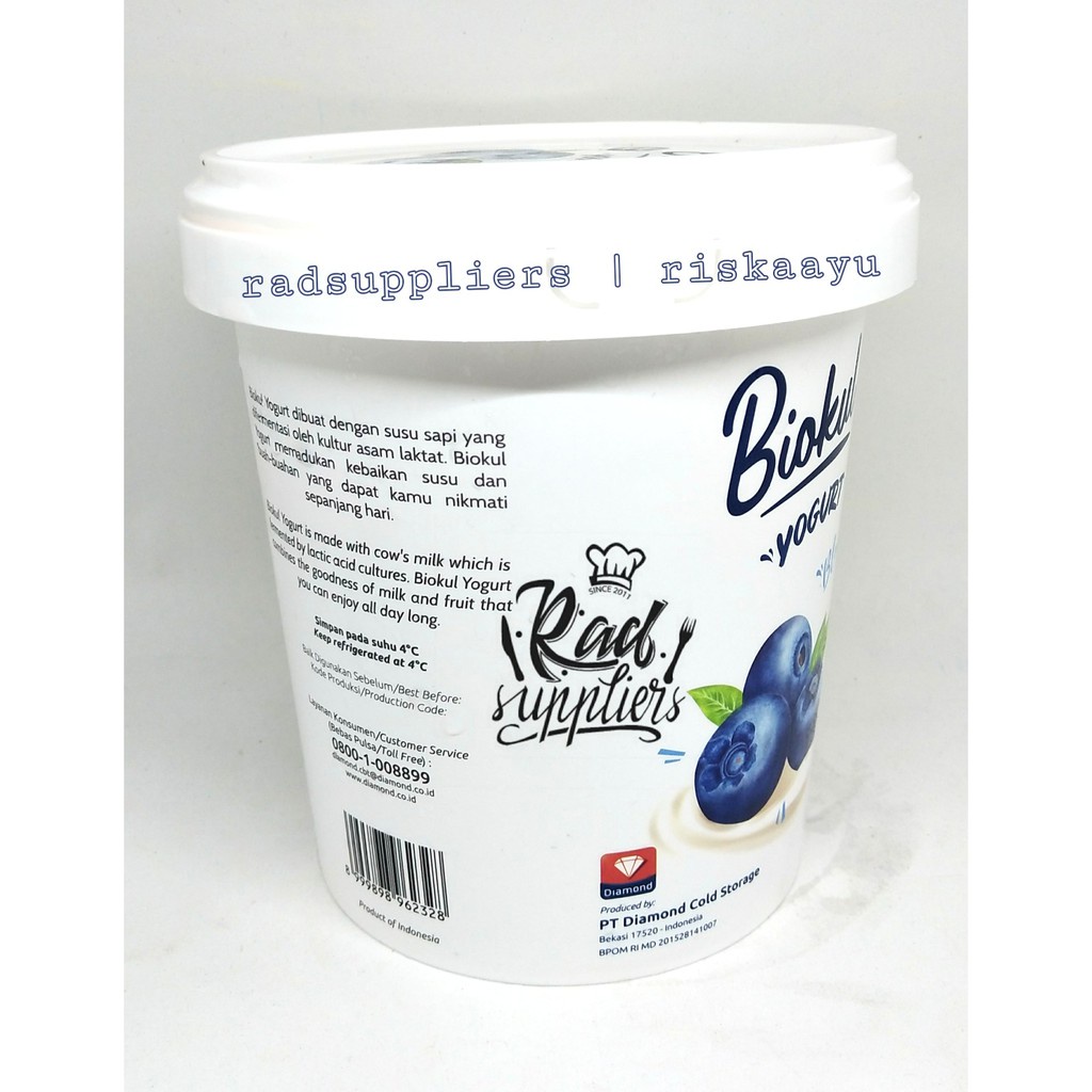 

Biokul Stirred Yogurt BLUEBERRY 1Liter, Premium Quality, BEST SELLER!!