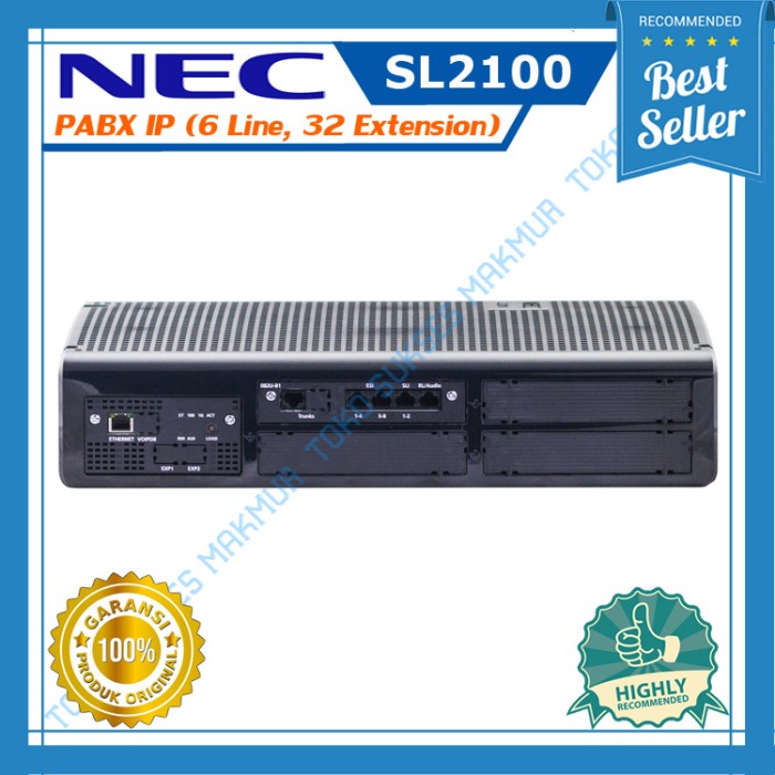 Pabx NEC SL2100 ( 6 Line 32 Extension ) / PABX IP NEC SL-2100