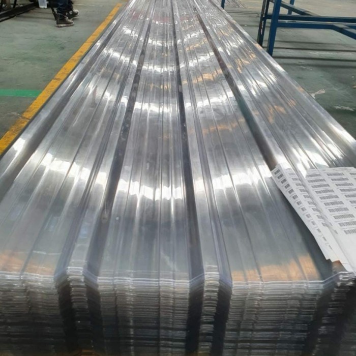 JJyoi- genteng spandek transparan polycarbonate