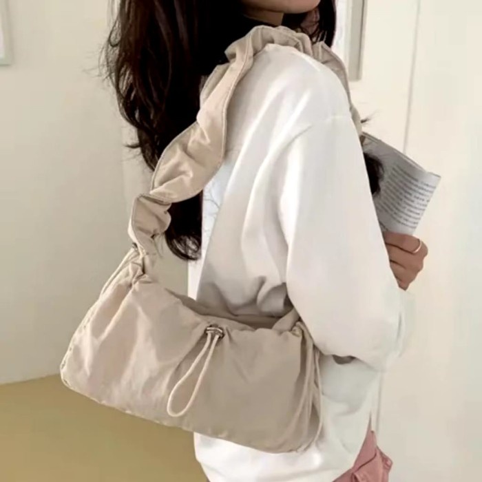 ready stok shoulder bag fashion 7151 / tas cantik mini wanita / tas serut elegan original