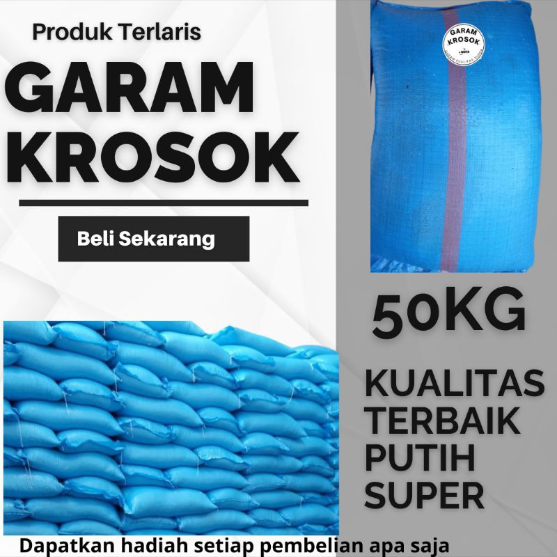 

GARAM KROSOK 50KG - GARAM KASAR 50KG - GARAM IKAN 50KG