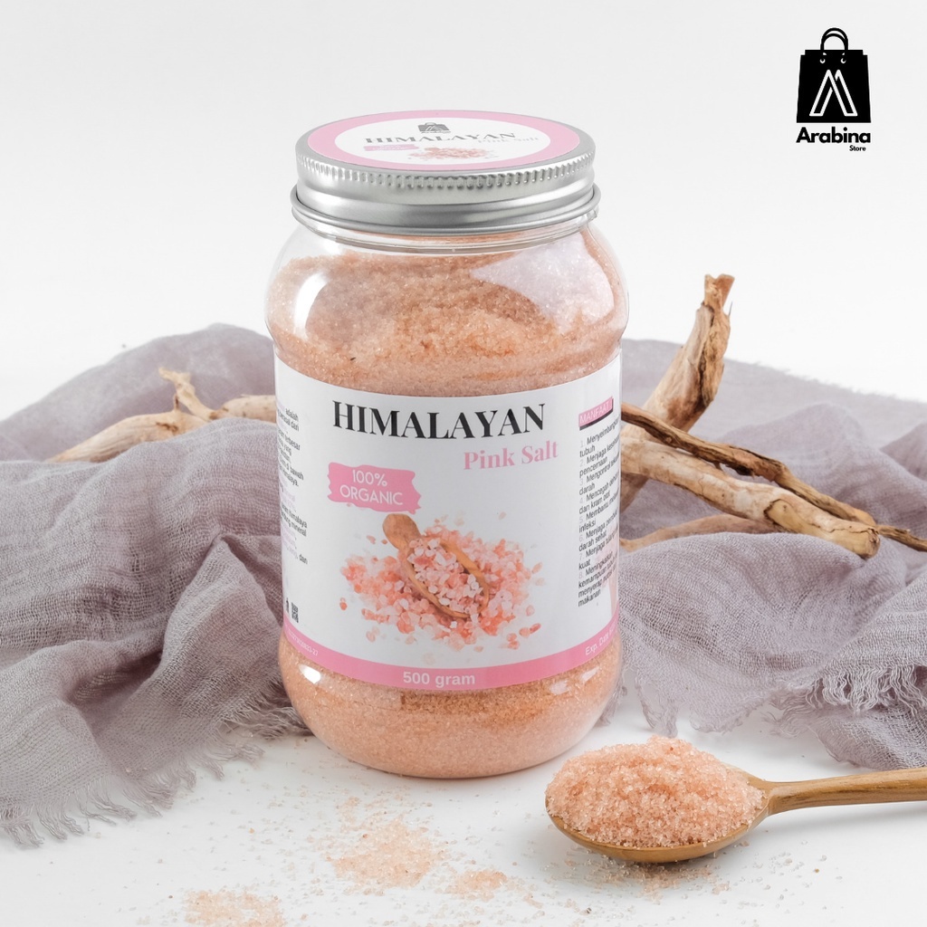 

Arabina Garam Himalaya Asli 500gram Himalayan Salt Original Untuk Diet Sehat Mpasi