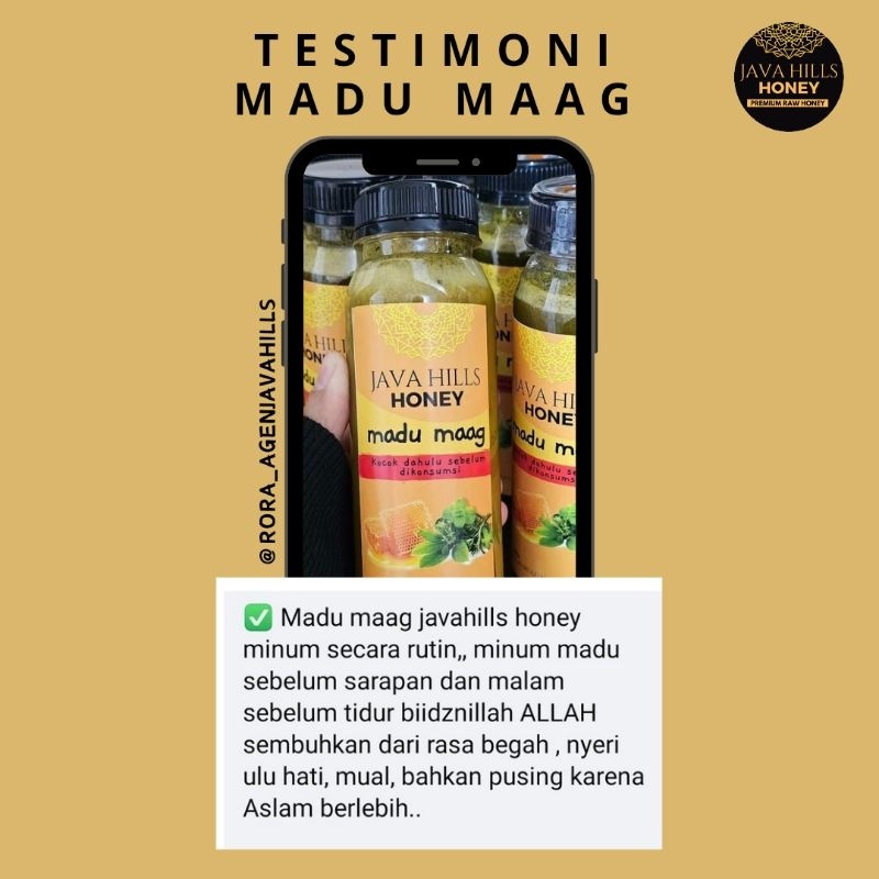 

Java Hills Honey Madu Maag Lambung Gerd Mual Herbal Asli Javahills Honey