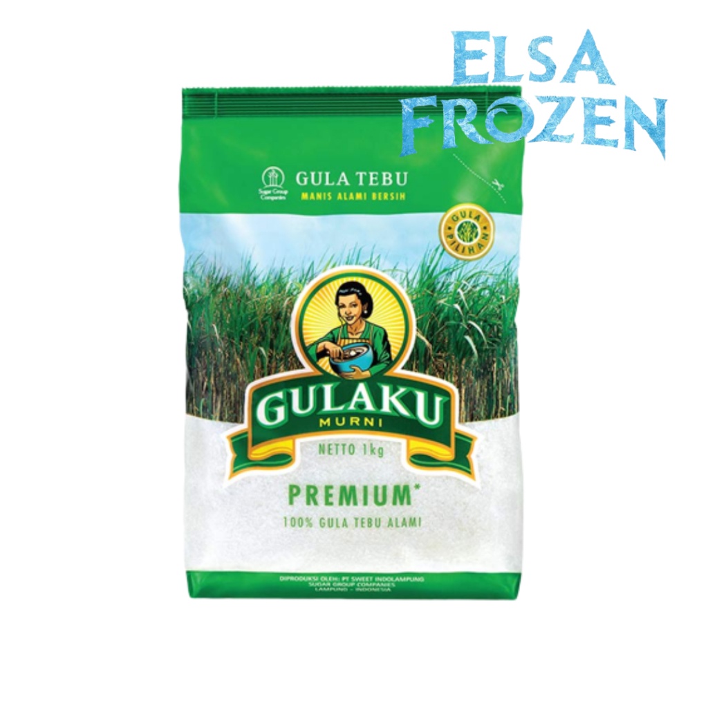 

GULAKU MURNI PREMIUM 1KG / GULA TEBU PUTIH