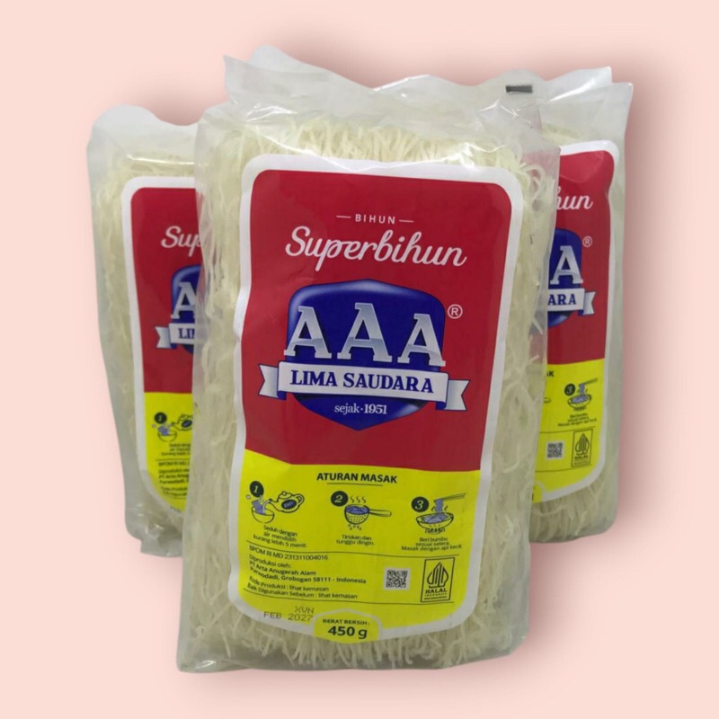 

super bihun aaa lima saudara 450g