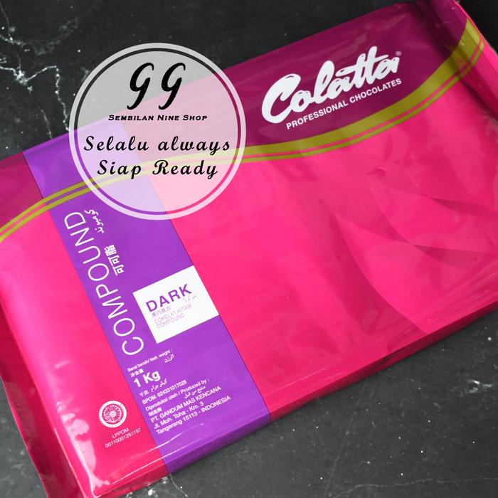

SALE !!! COLATTA DARK CHOCOLATE COMPOUND 1 KG READYY