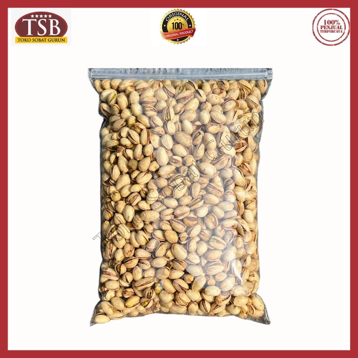 

Kacang Pistasio Panggang 1 kg Premium Kacang Arab Fustuk Pistachio Pistacio Oleh-Oleh Haji Umroh