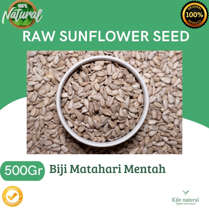 

Raw Sunflower Seed Natural 500gr / Biji Matahari Mentah 500gr