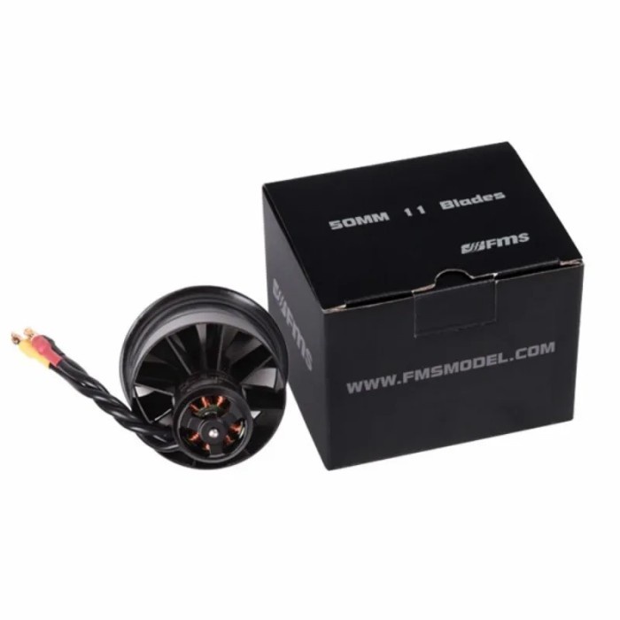 FMS 50mm 11-Blades Ducted Fan EDF 2627 5400KV 3S 4500KV 4S Brushless