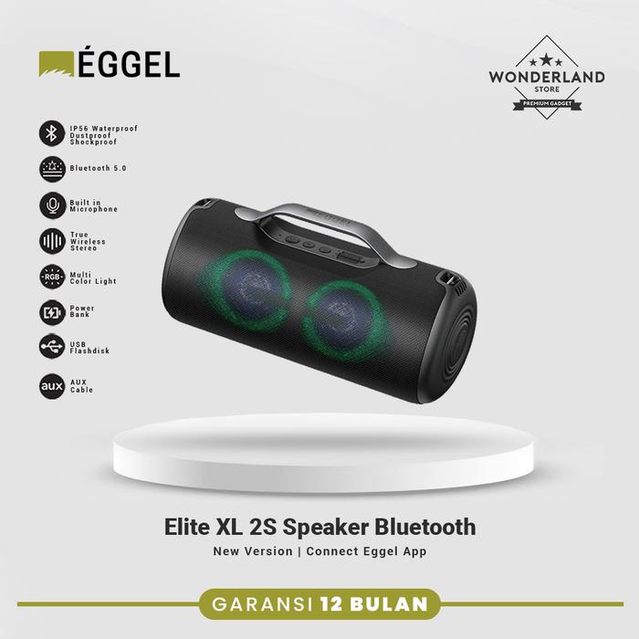 Sale Eggel Elite Xl 2S Waterproof Portable Bluetooth Speaker With Rgb Light