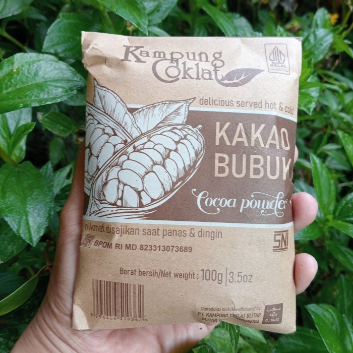 

Ready" Raw Cacao Powder 100 Gram / Bubuk Coklat Murni Kampung Coklat Blitar