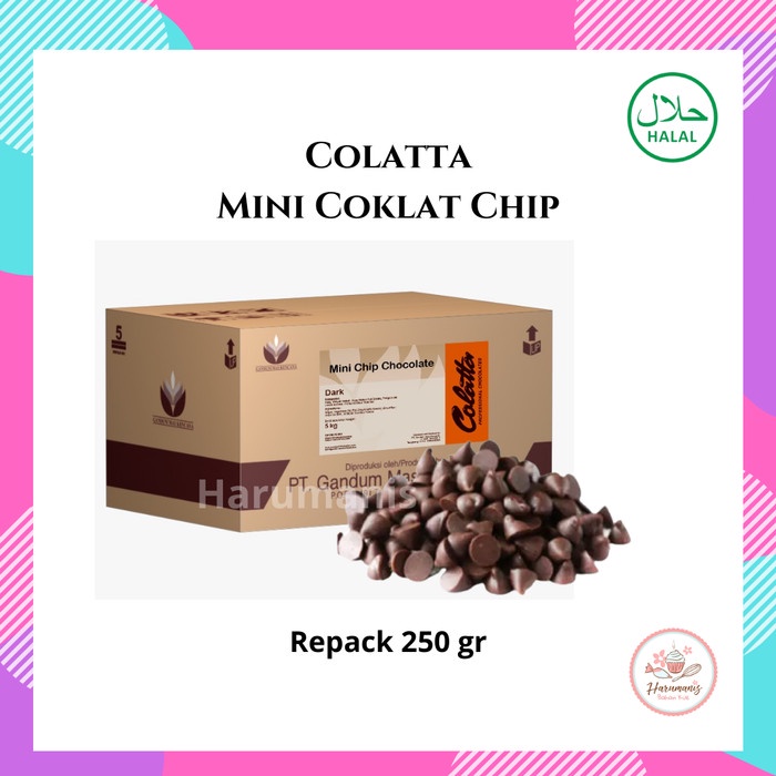 

Ready" Colatta Coklat Chip Mini Choco Chips Repack 250Gr