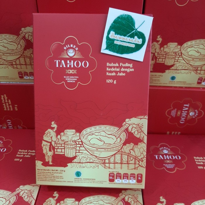 Ready" Silken Tahoo Kuah Jahe Kembang Wedang Tahu Instan Bubuk Puding Kedelai