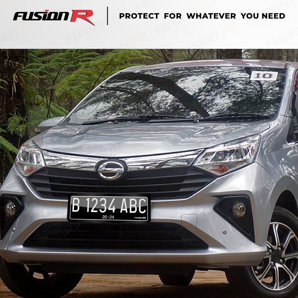 New Fusion R Dudukan Plat Mobil Pajero Sport Tatakan Tempat Plat Nomor Mobil Akrilik Mika Original