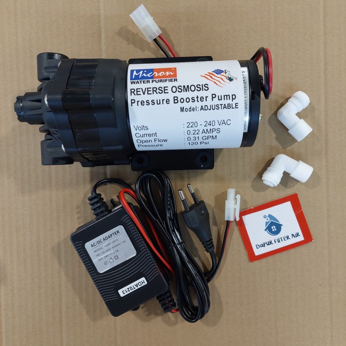 Pompa RO MICRON 24 vdc - Taiwan / Pompa Reverse Osmosis RO