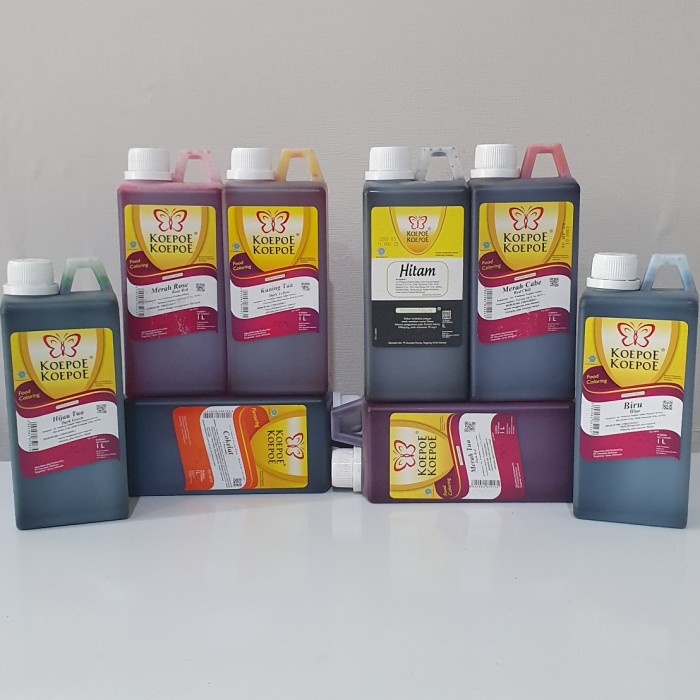 

Ready" Koepoe Pewarna 1L Food Coloring 1L