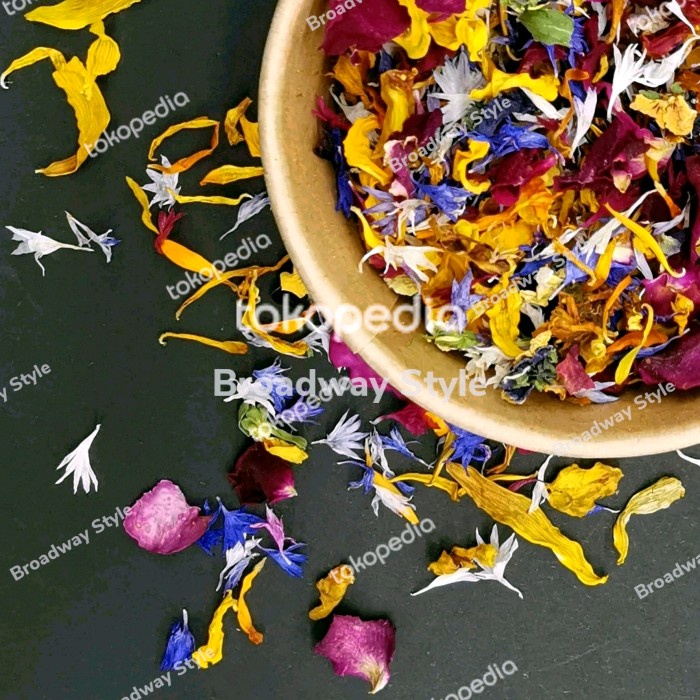 

Ready" Edible Flowers Garnish Makanan Hiasan Kue Cookies Donat Cup Cake Minum