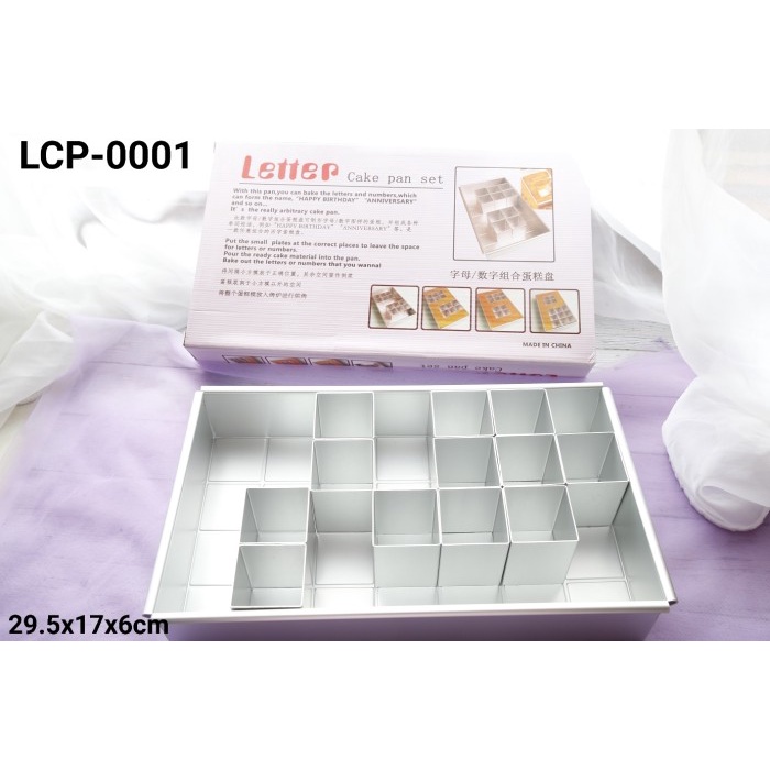 BARANG TERLARIS LCP-0001 Loyang huruf letter cake pan adjustable cetakan huruf abjad