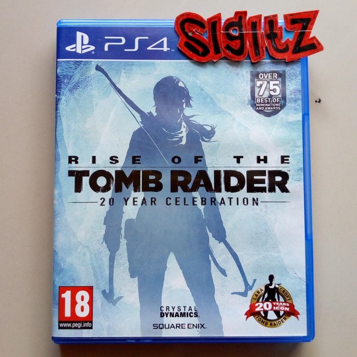 bd PS4 kaset game RISE OF THE TOMB RAIDER