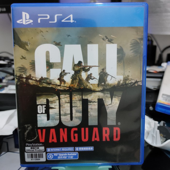 call of duty Vanguard cod vanguard kaset PS4 game PlayStation bd