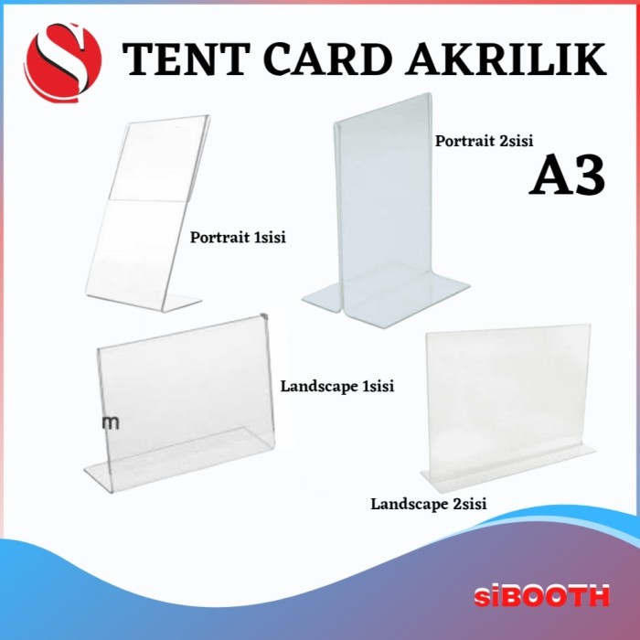 

BARANG TERLARIS Akrilik A3 Potrait , murah.