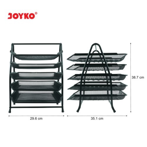 

BARANG TERLARIS Joyko Document Tray Organizer 2-5 Tingkat / Wadah Dokumen
