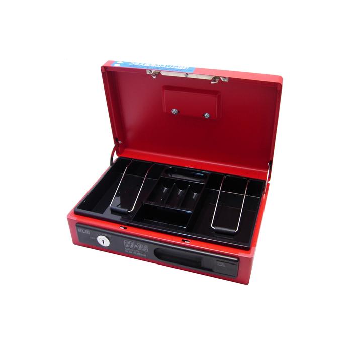 

BARANG TERLARIS ELM Cash Box CB-26 - Brankas Mini Red Mica Pengaman
