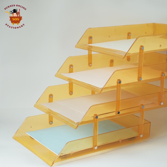 

BARANG TERLARIS SOS Elevated Tray MICROTOP 604 Transparan / Rak Dokumen / Rak Susun