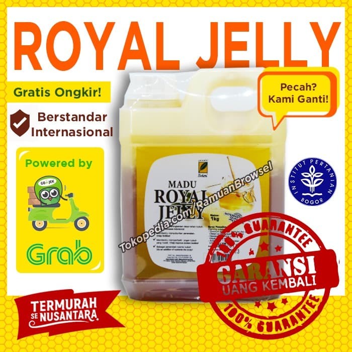 

BARANG TERLARIS Madu Royal Jelly 1kg Serambi Botani