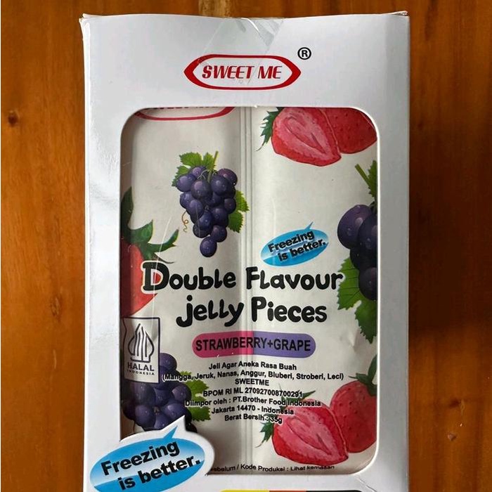

Double Flavour Jelly 1 pack isi 30 bungkus aneka rasa buah buahan