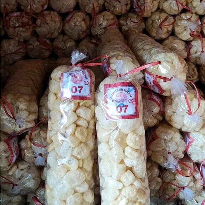 

Kerupuk rambak Kulit sapi/Drokdok Kulit Sapi 200 Gram