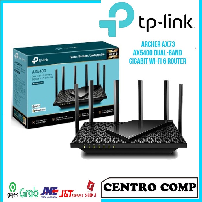 Tp-link Archer AX73 AX5400 Wifi 6 Wireless Router Tplink AX 73 AX 5400
