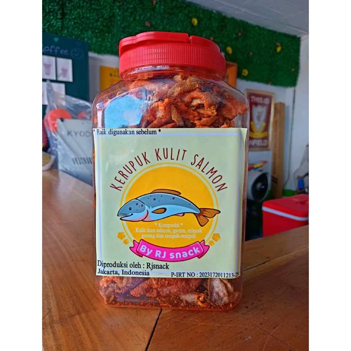 

SALE !!! KERUPUK KULIT IKAN SALMON VARIAN RASA SPICY CEMILAN ENAK MURAH CRUNCHY KEMASAN TOPLES