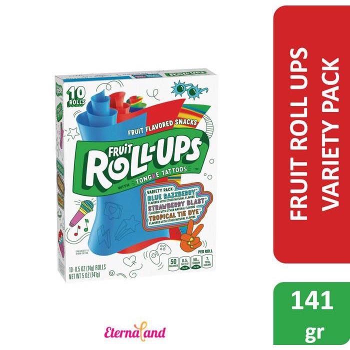 

Fruit Roll-Ups Variety Pack - permen aneka rasa impor usa